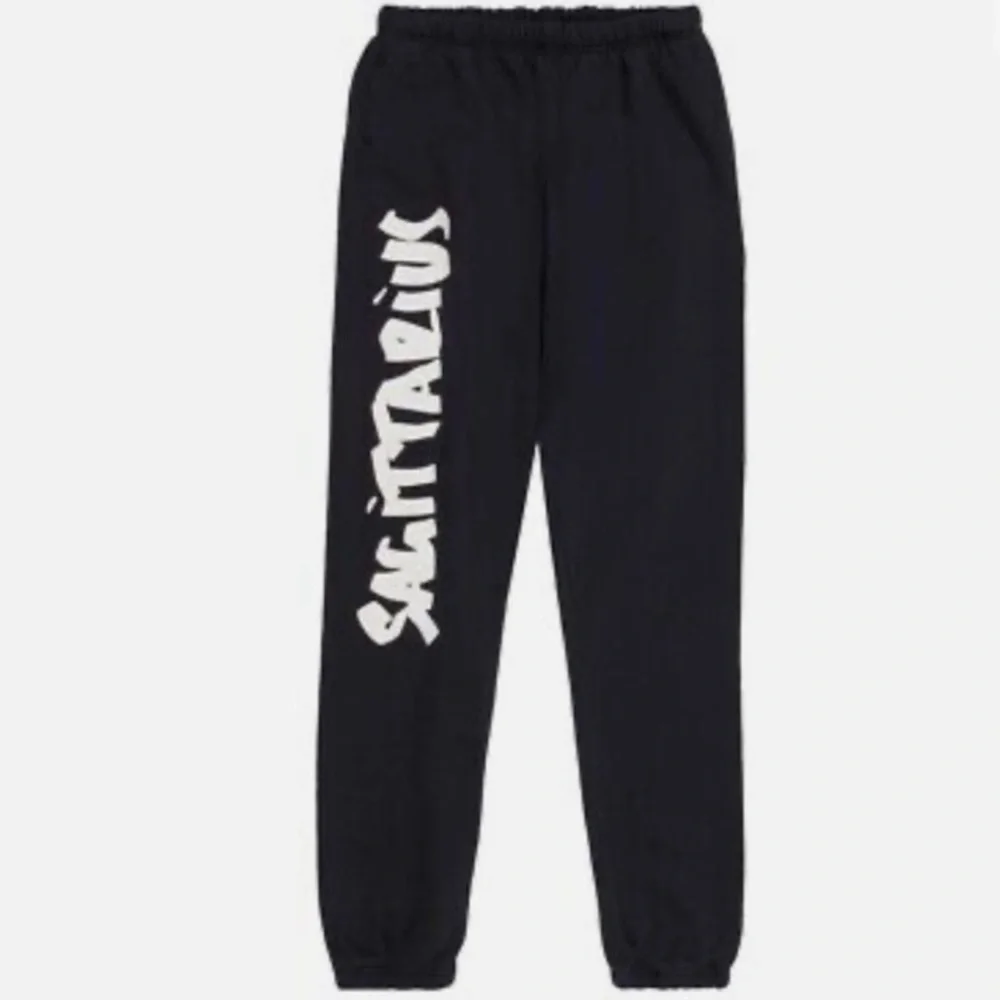 (B13)‎ Good American Sagittarius Black & White Sweatpants, Size 1 = Small, NWT